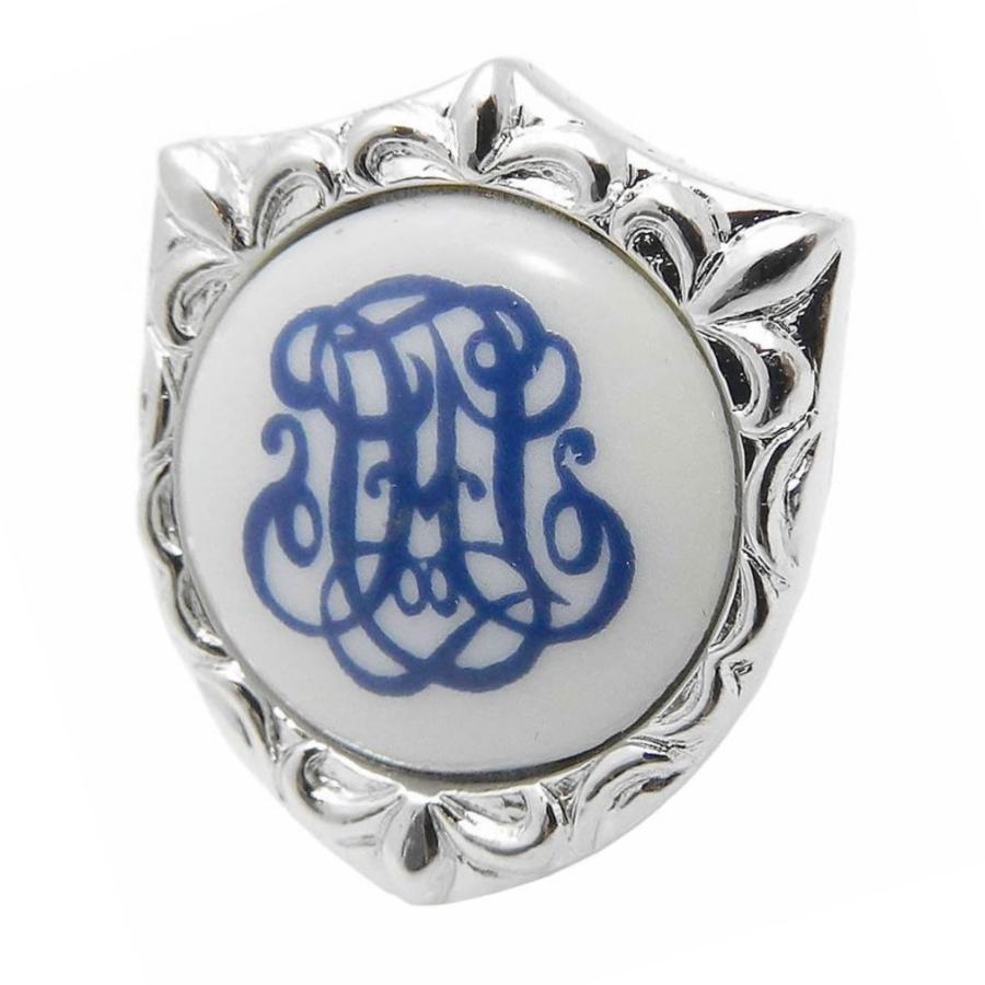 Swank & Royal Copenhagen スワンク & ロイヤルコペンハーゲン コラボ モノグラム ラペルピン ピンズ |  | 01