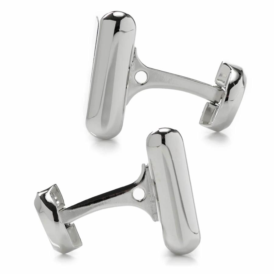 カフス カフスボタン シルバー＆ソーダライト JFK プレジデンシャル カフリンクス Ox & Bull Trading Co  オックスアンドブルの画像
