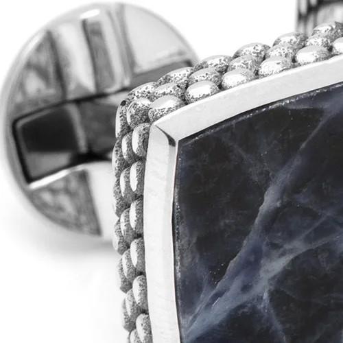 カフス カフスボタン スターリングシルバー ラピス カフリンクス Ox & Bull Trading Co |  | 03