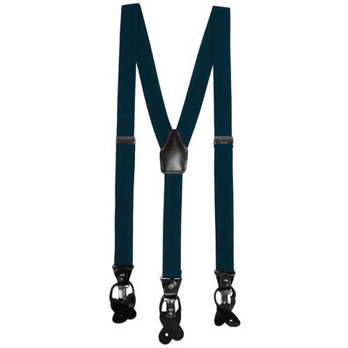 サスペンダー 無地 ネイビー クリップ ボタン 兼用 2WAY |  | 02
