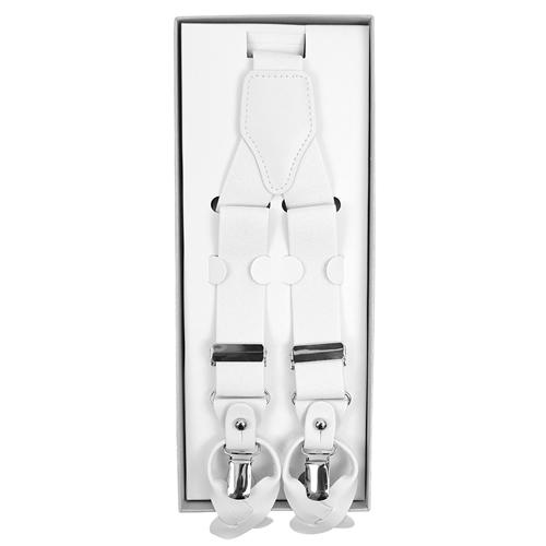 サスペンダー 無地 ネイビー クリップ ボタン 兼用 2WAY |  | 01