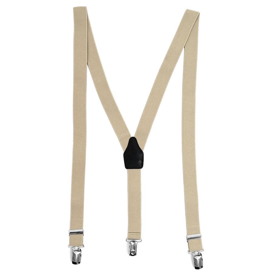 サスペンダー クリップ 無地 ベージュ |  | 02