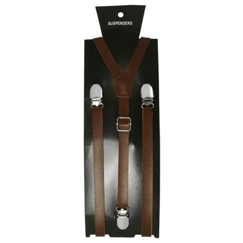 サスペンダー クリップ 無地 ブラウン |  | 02