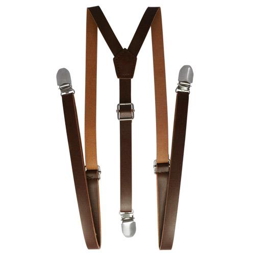 サスペンダー クリップ 無地 ブラウン |  | 03