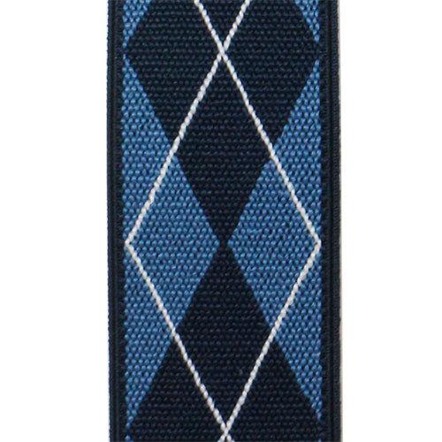 サスペンダー クリップ Y型 アーガイル チェック ブルー ネイビー |  | 02