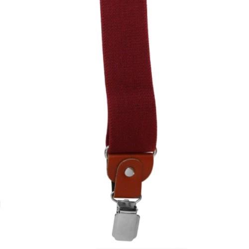 サスペンダー クリップ Y型 無地 レッド |  | 02