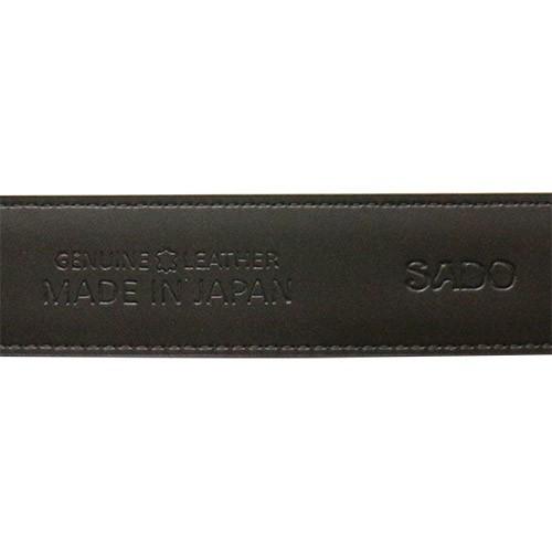 SADO  サド カウレザー ベルト ダークブラウン 30mm 姫路レザー ハンドメイド |  | 05