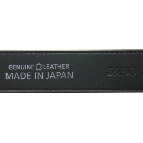 SADO  サド カウレザー ベルト ブラック 30mm 姫路レザー ハンドメイド |  | 05
