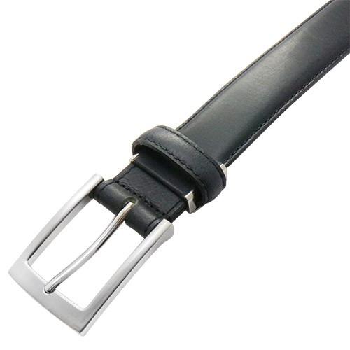 SADO  サド バッファローレザー ベルト ブラック 30mm 盛上げ ツヤなし ハンドメイド |  | 03