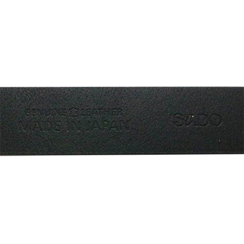 SADO  サド バッファローレザー ベルト ブラック 30mm プレーンベルト ハンドメイド |  | 05