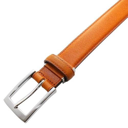 SADO バッファローレザー ベルト ブラウン 30mm プレーンベルト ハンドメイド |  | 02