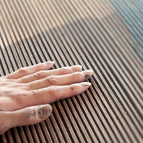 SADO  サド スペインレザー ベルト ブラック 30mm 盛上 ツヤなし プレーンベルト ハンドメイド |  | 07