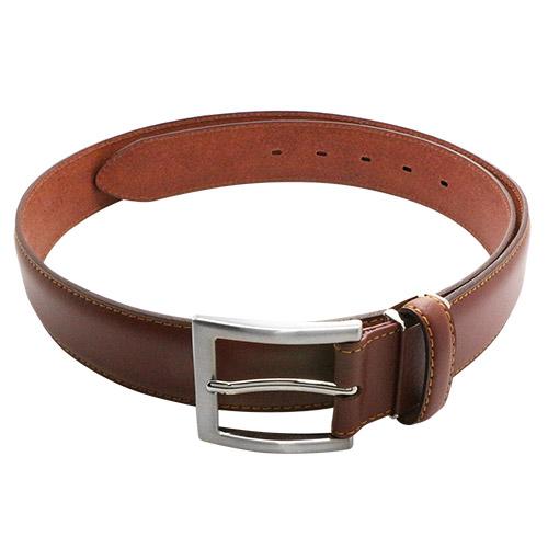 SADO  サド スペインレザー ベルト ブラウン 35mm 盛上 ツヤなし ビジネスベルト ハンドメイド |  | 01