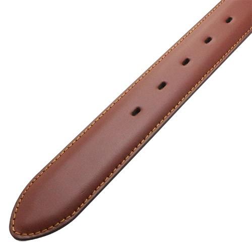 SADO  サド スペインレザー ベルト ブラウン 35mm 盛上 ツヤなし ビジネスベルト ハンドメイド |  | 04