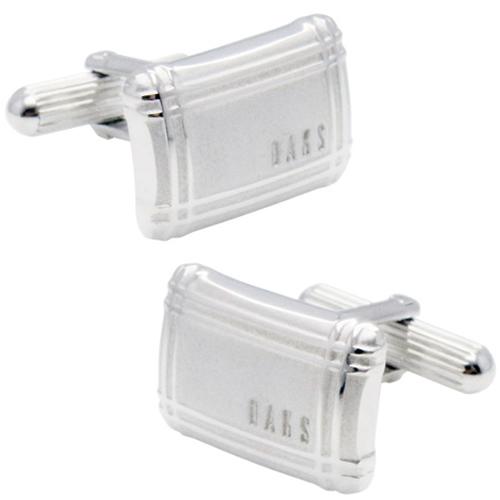 ダックス DAKS カフス カフスボタン シルバー ダブル ライン カフリンクス |  | 01