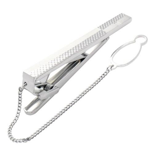 ダックス DAKS カフスボタン ネクタイピン セット シルバー エンボス チェック  カフス カフリンクス タイバー タイクリップ |  | 05