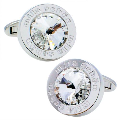 ミラ ショーン カフス カフスボタン クリスタル カフリンクス mila schon メンズアクセサリー |  | 01