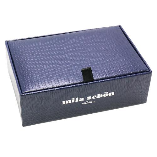 ミラ ショーン カフス カフスボタン ネイビー ウェーブ カフリンクス mila schon メンズアクセサリー |  | 06