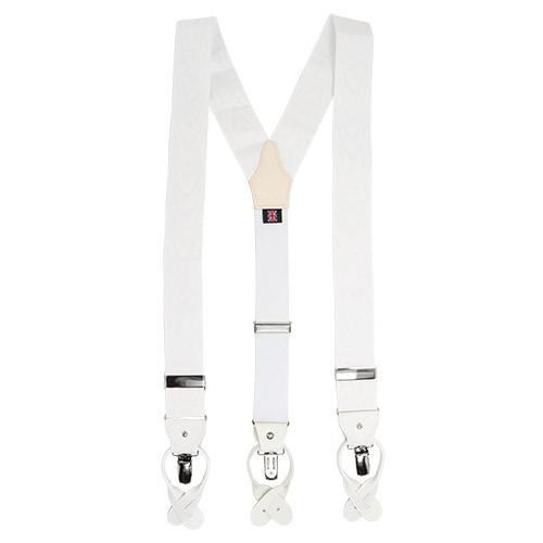 ALBERT THURSTON アルバートサーストン サスペンダー ホワイト 白