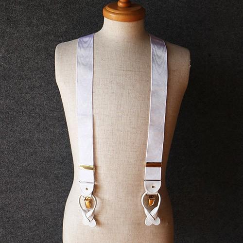 【白激推し！】 THURSTON ホワイト サスペンダー Amazon | ALBERT THURSTON アルバートサーストン サスペンダー