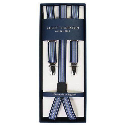 アルバートサーストン サスペンダー ELASTIC ブルー ALBERT THURSTON
