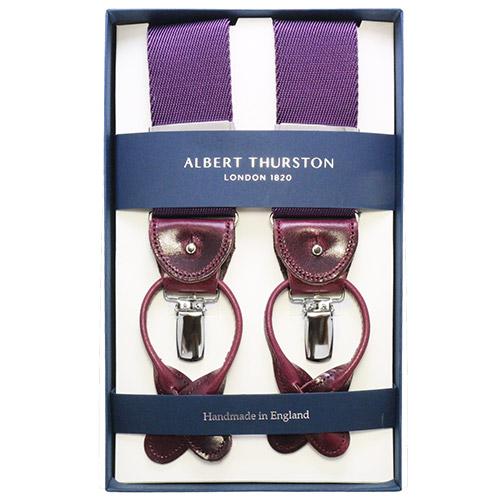 アルバートサーストン サスペンダー パープル ALBERT THURSTON アルバートサーストン サスペンダー パープル ALBERT THURSTON