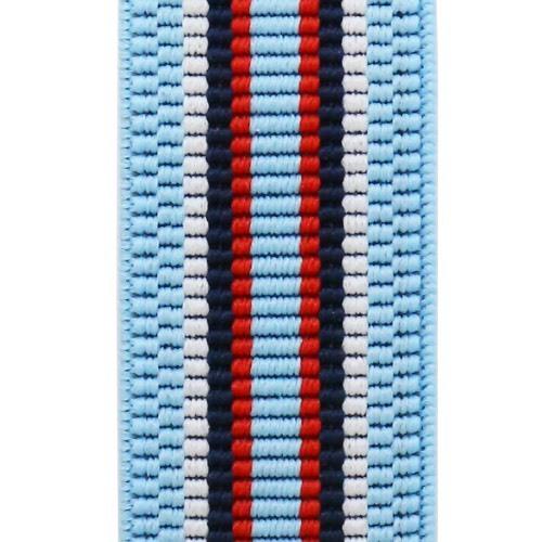アルバートサーストン サスペンダー ELASTIC ライトブルー ストライプ