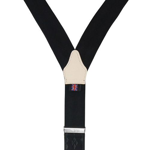 ブラック サスペンダー レザー　アルバートダーストン ALBERT THURSTON サスペンダー（ブラック） | THE GENTS TOKYO