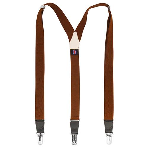 アルバートサーストン サスペンダー 細身 ブラウン ALBERT THURSTON