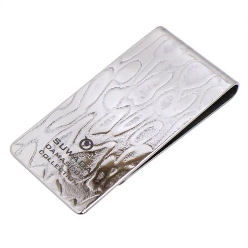 マネークリップ 財布 日本 伝統技術 SUWADA スワダ ダマスカス コレクション 刃物鋼 ミラー仕上げ |  | 01