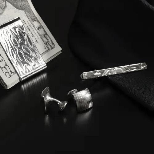 カフス カフスボタン SUWADA スワダ ダマスカス スクエア カフリンクス メンズアクセサリー |  | 08