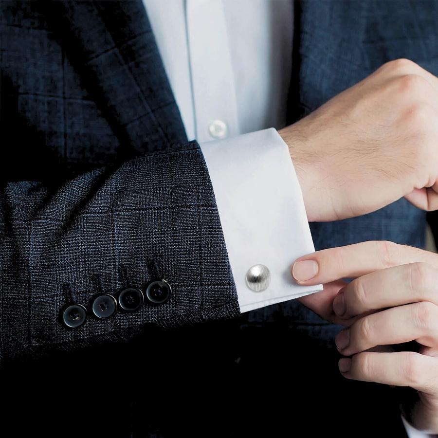 カフス カフスボタン SUWADA スワダ ダマスカス ラウンド カフリンクス メンズアクセサリー |  | 06