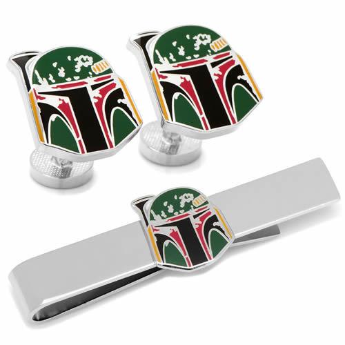 メンズアクセサリー クリアランス セール スターウォーズ カフス ネクタイピン セット ボバ フェット Star Wars カフスボタン カフリンクス タイバー タイクリップ Rkndohihuf Boulevardrestaurants Com