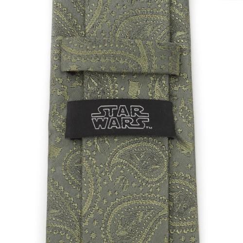 スターウォーズ ネクタイ ヨーダ ペイズリー セージ グリーン Star Wars_3