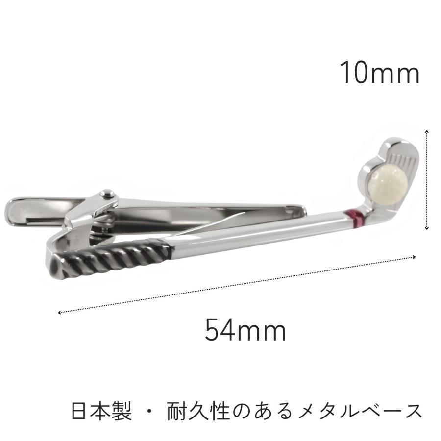 スワンク ネクタイピン タイバー ゴルフ クラブ＆ボール SWANK タイクリップ タイピン |  | 02