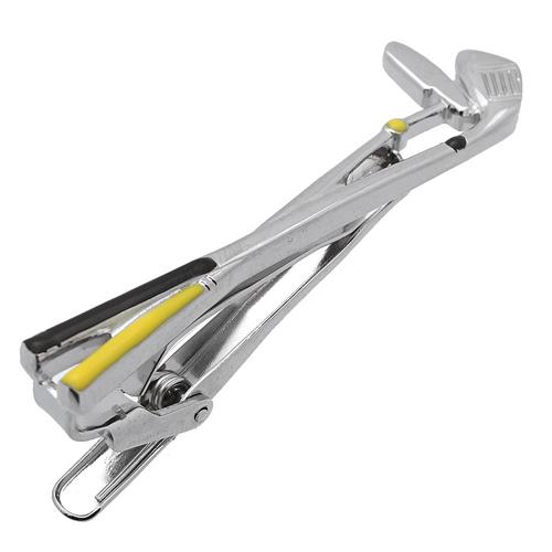 スワンク ネクタイピン タイバー ゴルフ イエロー ゴルフクラブ SWANK タイクリップ タイピン | 