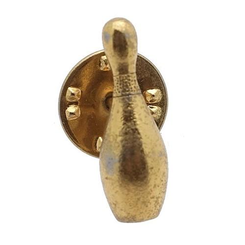 アンティーク ピンズ ラペルピン ネクタイピン ゴールド ボーリングピン #434 タイピン | 