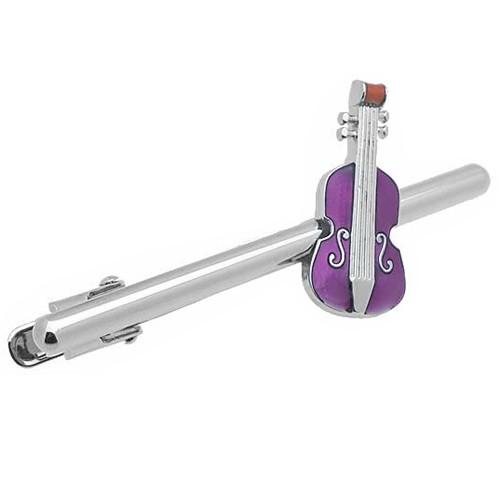 スワンク ネクタイピン タイバー バイオリン パープル SWANK タイクリップ タイピン |  | 01