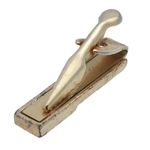 アンティーク ネクタイピン タイバー ゴールド & レッド ストーン #589 タイクリップ タイピン |  | 01