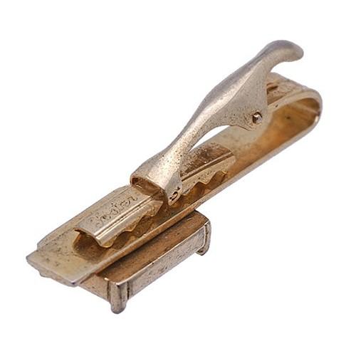 アンティーク ネクタイピン タイバー ゴールド & レッド ストーン #590 タイクリップ タイピン |  | 01