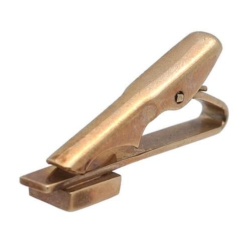 アンティーク ネクタイピン タイバー ゴールド & パープル ストーン #591 タイクリップ タイピン |  | 01