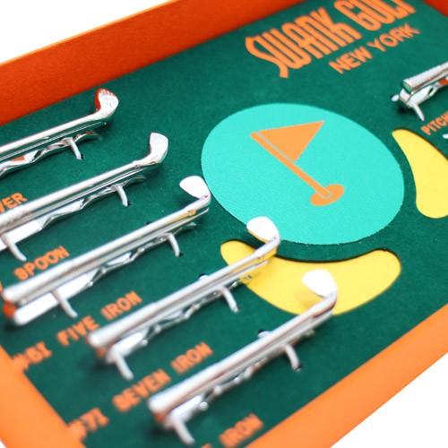 スワンク ネクタイピン タイバー ゴルフクラブ タイピン セット SWANK