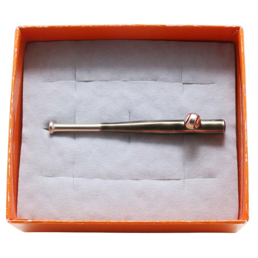 スワンク ネクタイピン タイバー 野球 バット ブラック SWANK タイクリップ タイピン |  | 04