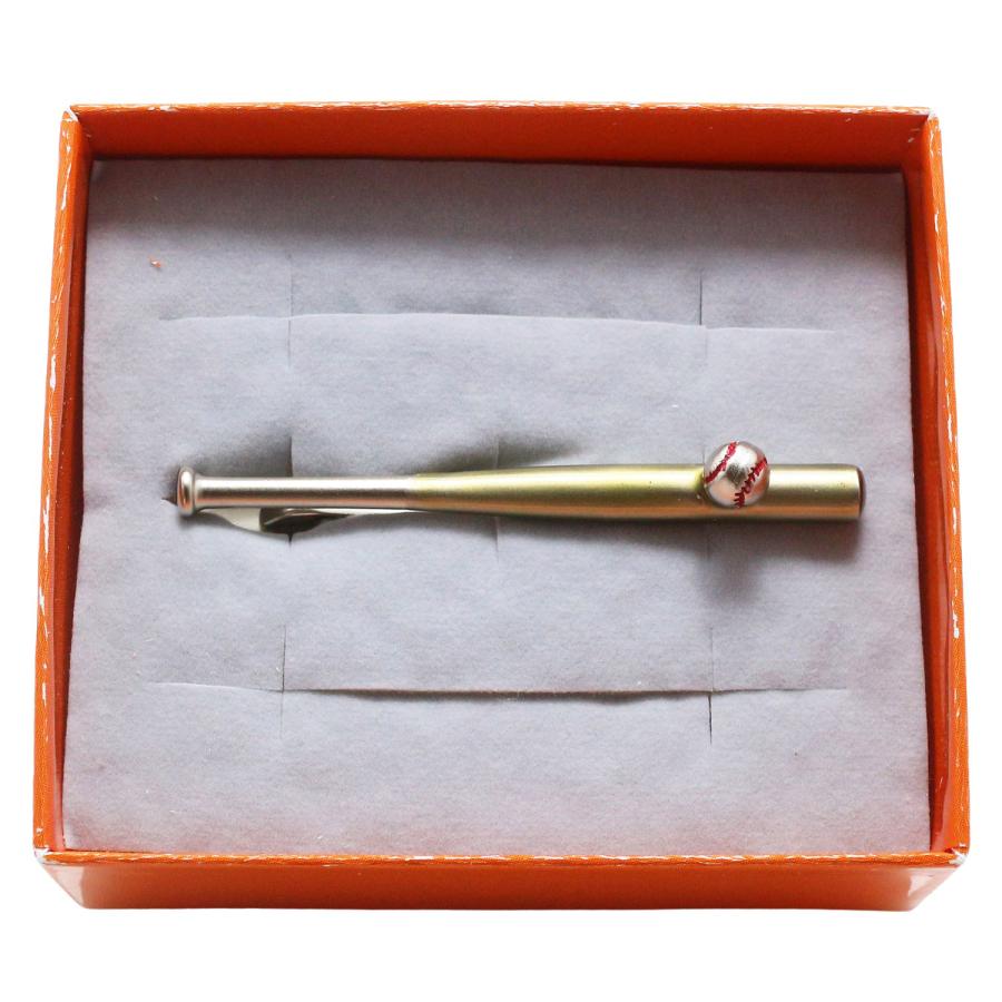 スワンク ネクタイピン タイバー 野球 バット ブラウン SWANK タイクリップ タイピン |  | 05