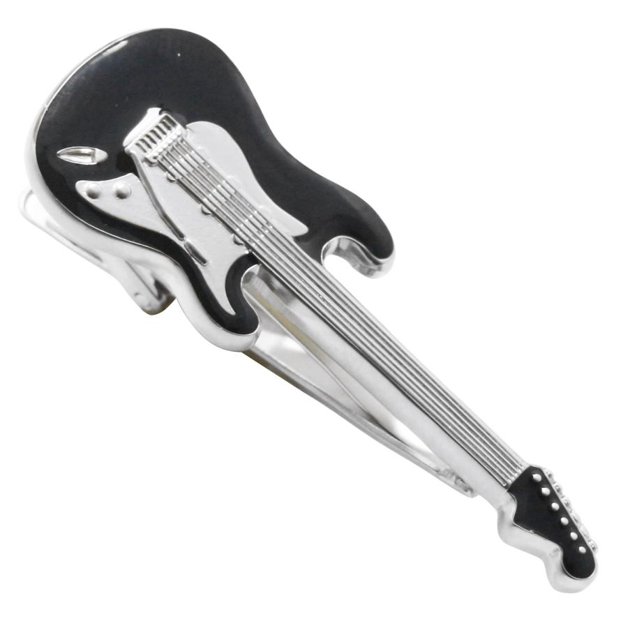スワンク ネクタイピン タイバー ギター エレキギター ブラック SWANK タイクリップ タイピン |  | 01