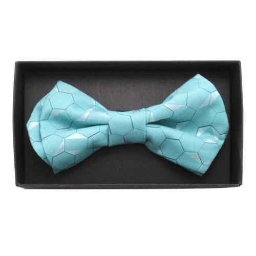 蝶ネクタイ ブルー ヘキサゴン オリジナル ボウタイ TRIANGLE282 |  | 04