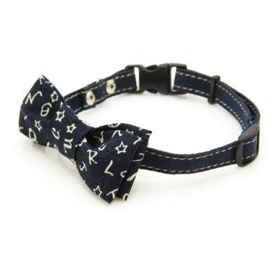 猫 首輪 安全バックル 蝶ネクタイ ハンドメイド TRIANGLE ANIMAL 004 |  | 03