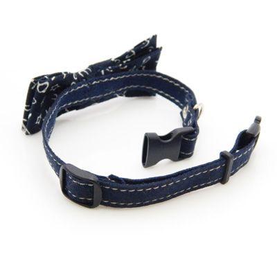 猫 首輪 安全バックル 蝶ネクタイ ハンドメイド TRIANGLE ANIMAL 004 |  | 04