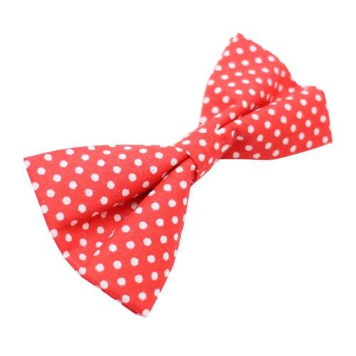 ボウタイ&ポケットチーフセット レッド 水玉 ドット |  | 03