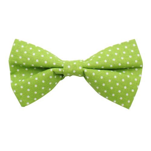 蝶ネクタイセット 蝶ネクタイ ポケットチーフ セット グリーン 水玉 ドット |  | 02